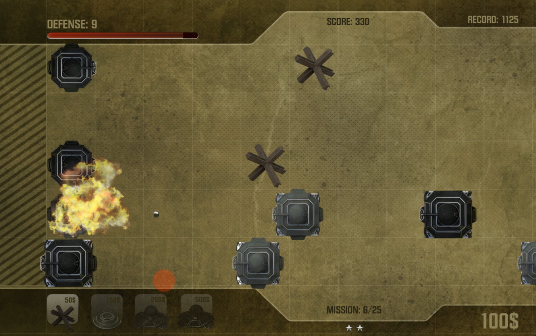 TURRETS VS TANKS
